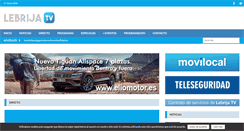 Desktop Screenshot of lebrija.tv